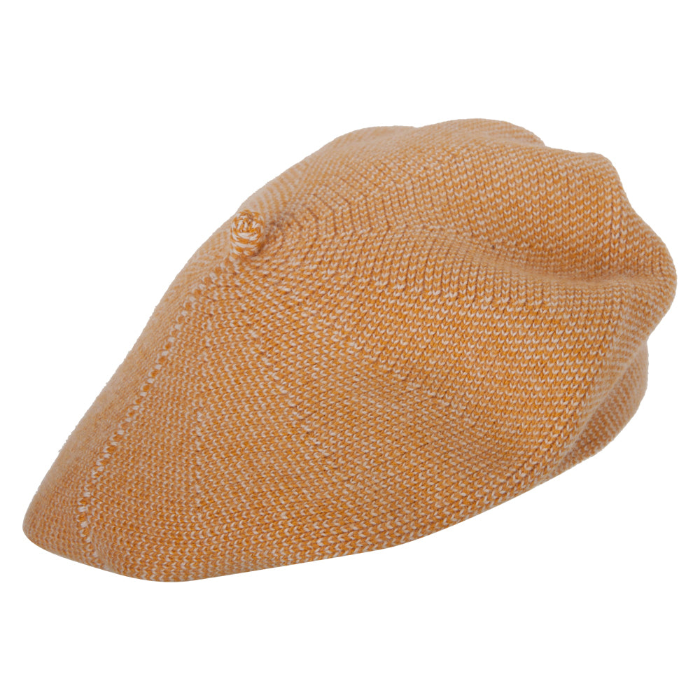 Ladies Acrylic Angora Wide Brim Edge Beret Hat
