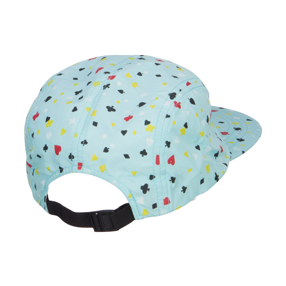 Men's 5 Panel Card Print Cap