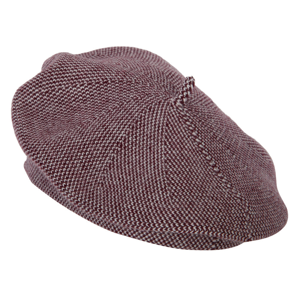 Ladies Acrylic Angora Wide Brim Edge Beret Hat
