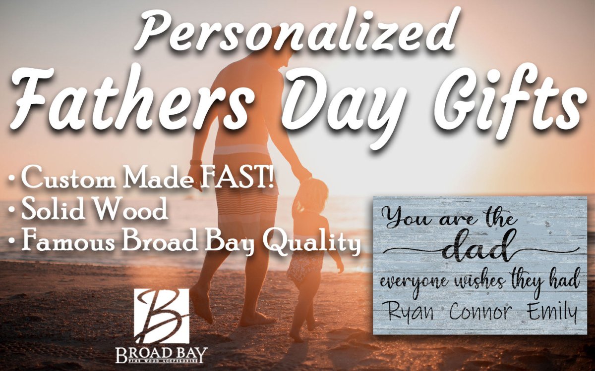 Personalized Dad Gift – “You Are the Dad Everyone Wishes They Had” Wood Sign with Kids’ Names | Meaningful Father’s Day Keepsake