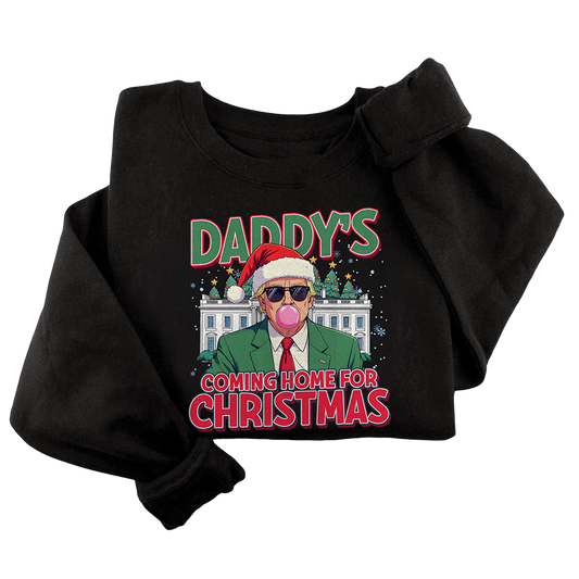 Daddy's Home For Christmas Crewneck - 3152