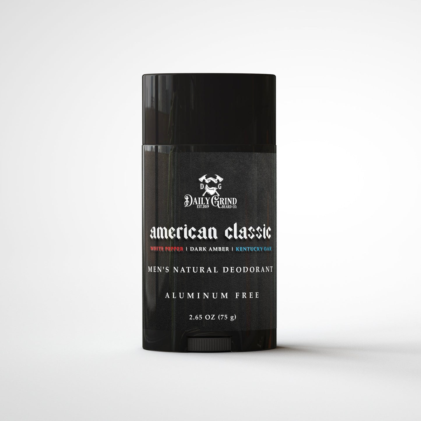 American Classic Natural Deodorant for Men - Pepper, Amber, Oak