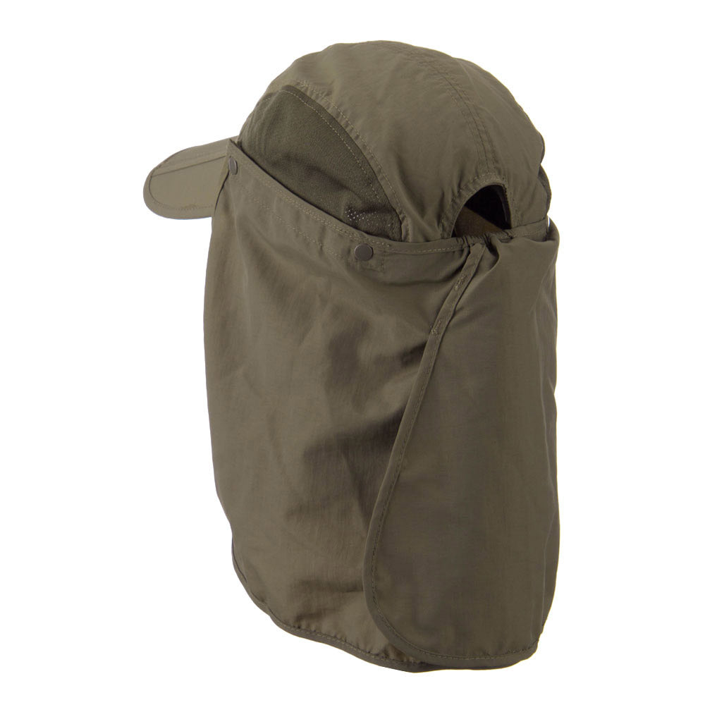 UV 50+ Folding Bill Cap with Double Flaps