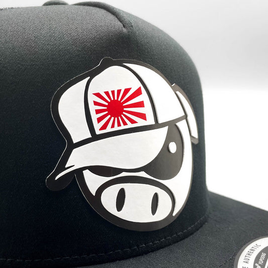 JDM Angry Rally Pig Japanese Trucker Hat