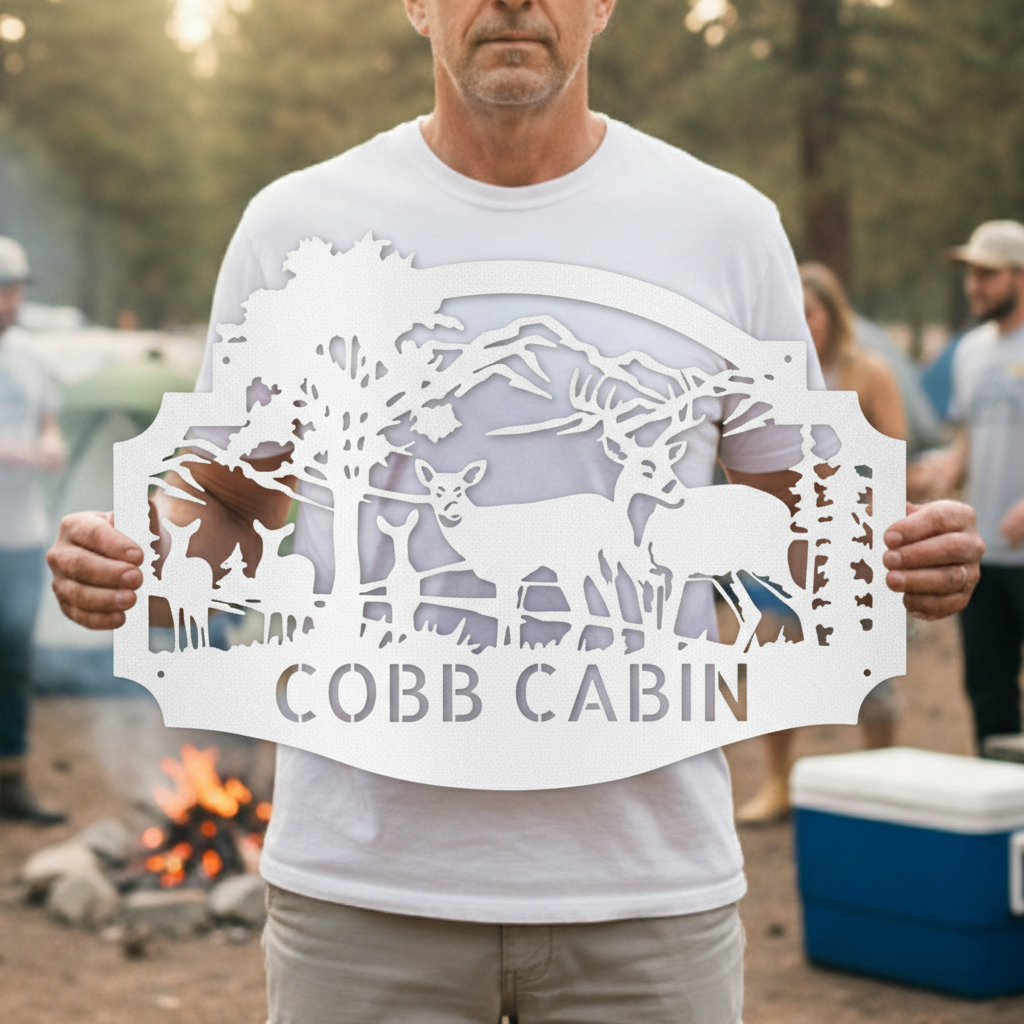 Name Metal Sign - Custom Metal Sign, Anniversary/Wedding/Housewarming/Christmas Gift