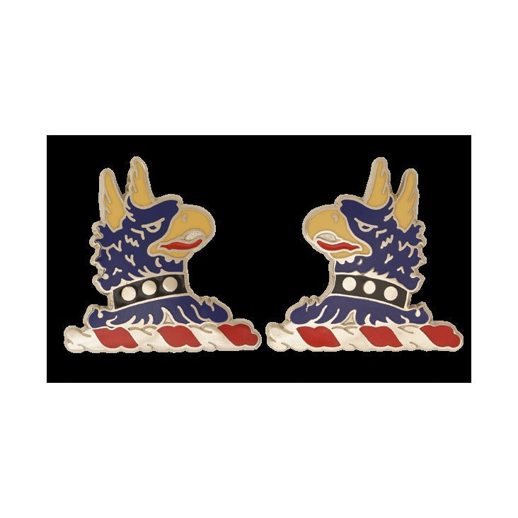Delaware State Headquarters Army National Guard Unit Crest DUI - 1 PAIR