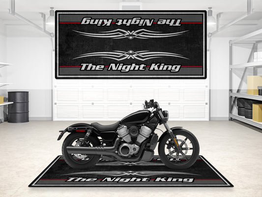 MPM Motorcycle Mat for Cruiser Motorcycle "The Night King" - MM7300