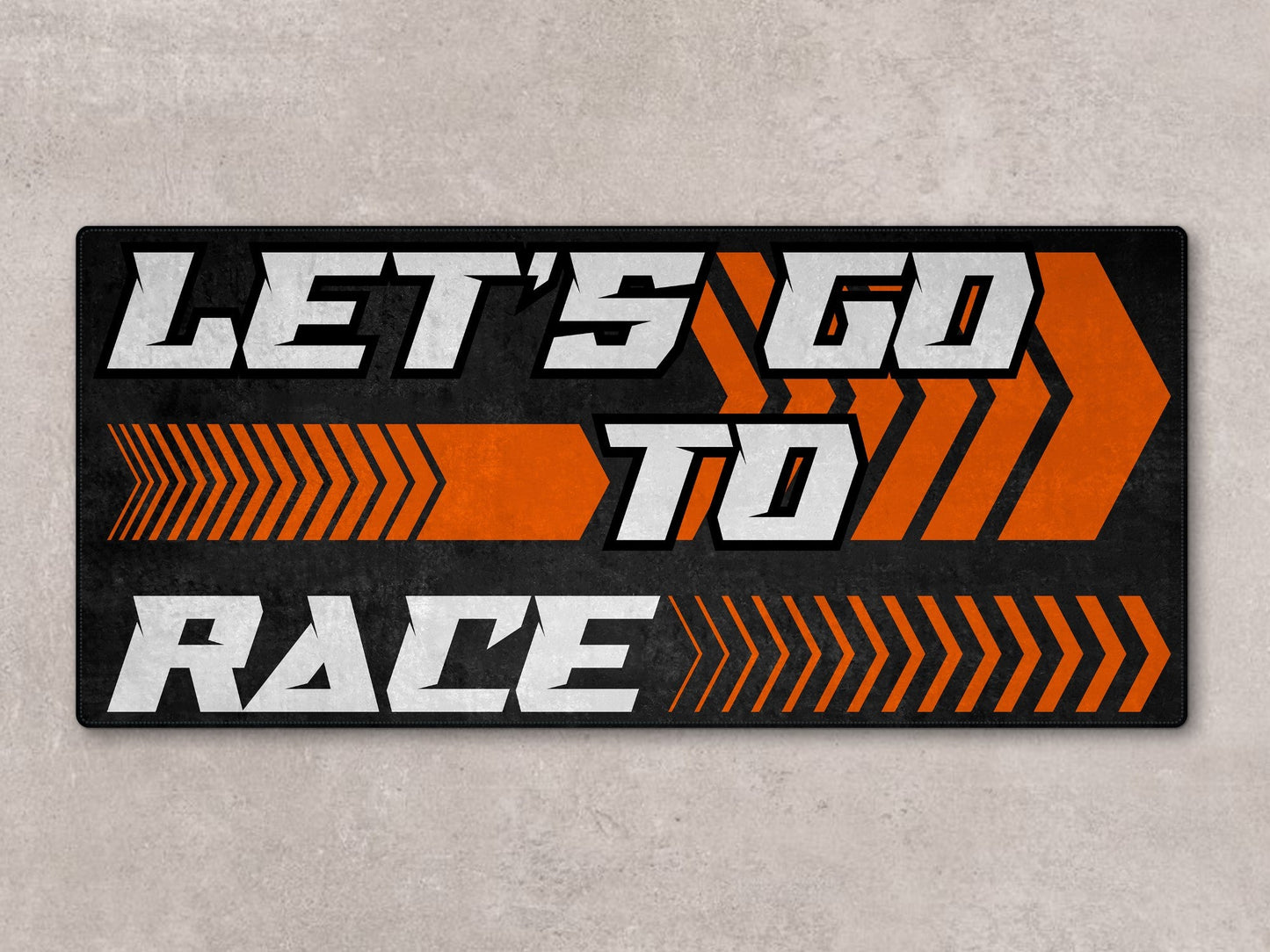 MPM Motorcycle Mat for KTM Motorcycle (Let's Go To Race) - MM7212