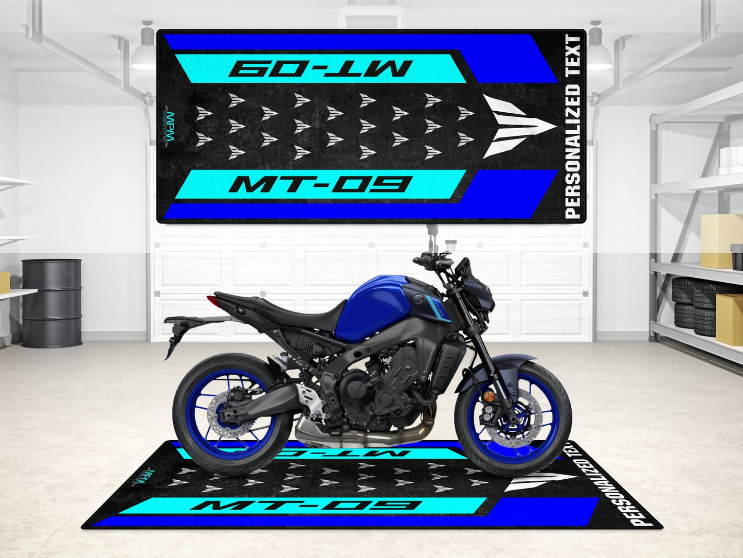 MPM Motorcycle Mat for Yamaha MT-09 - MM7117