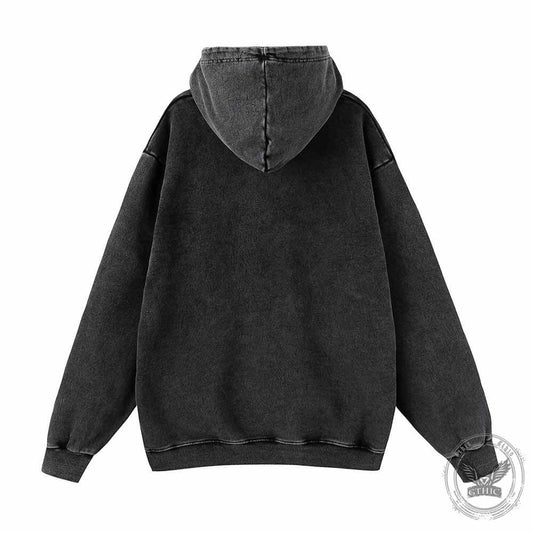 I May Look Calm Vintage Washed Hoodie