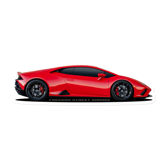 Huracan Flat Magnet