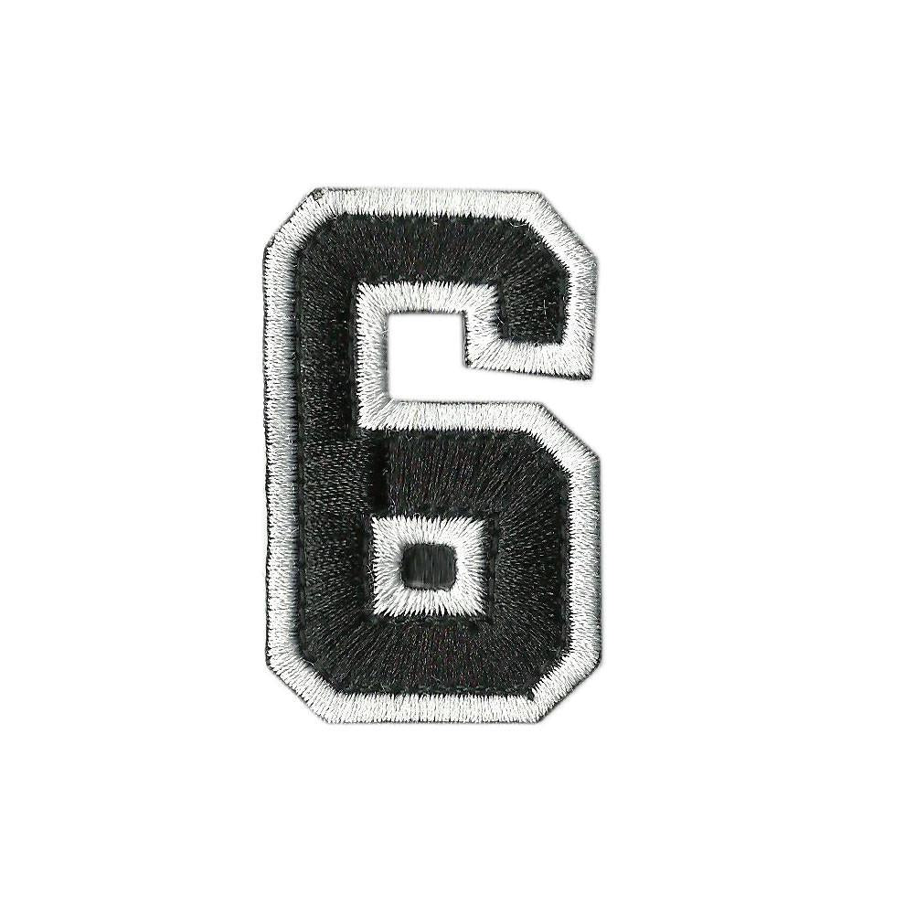 Tactical Numbers 2" x 1.25" - Black