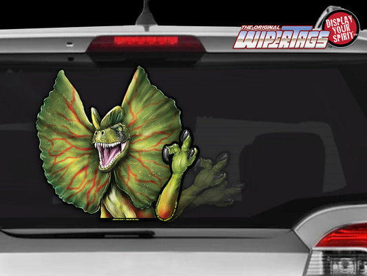Dilophosaurus Waving Dinosaur WiperTags