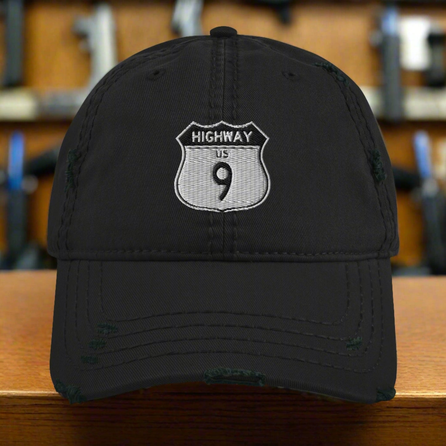 Highway 9 Distressed Dad Hat