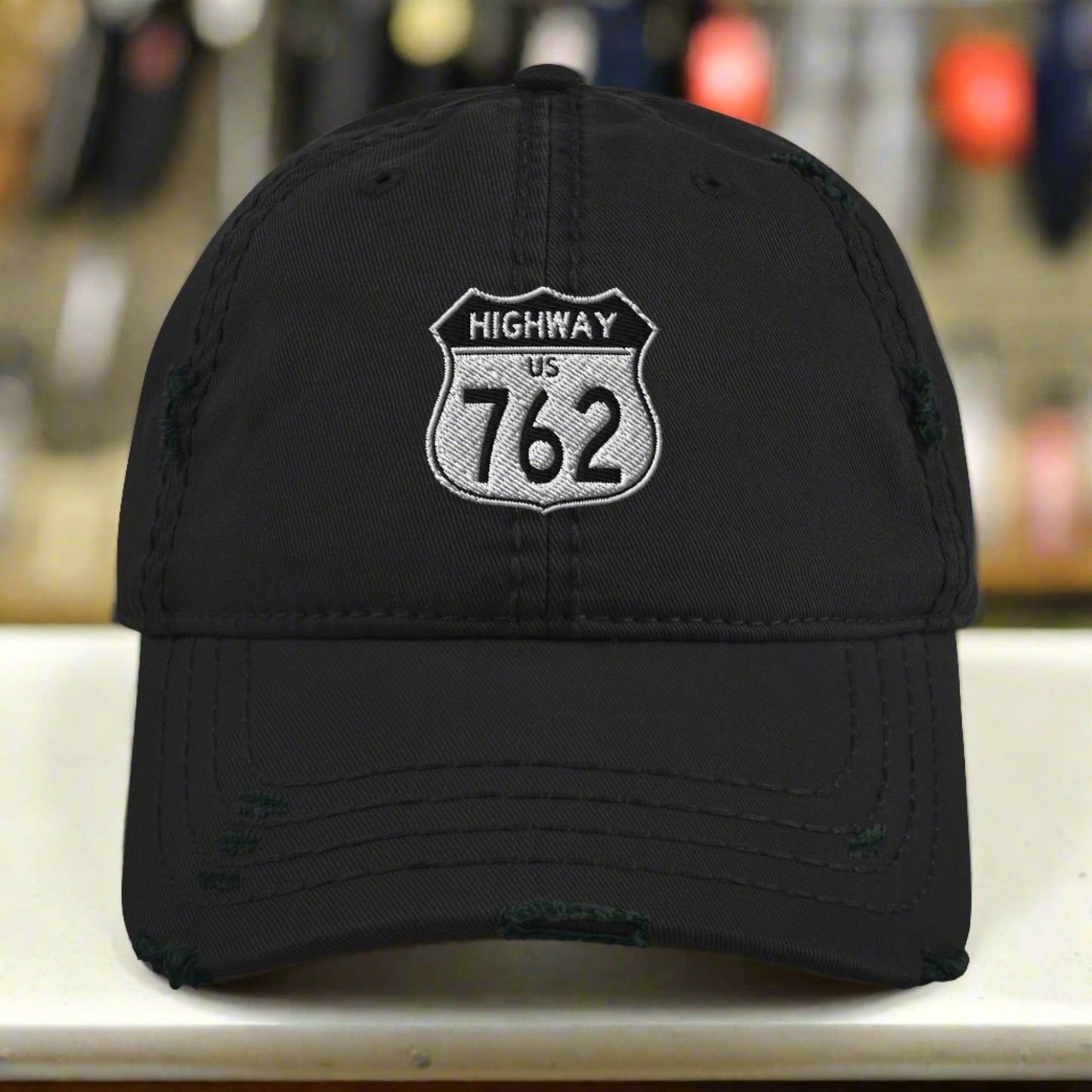 Highway 762 Distressed Dad Hat