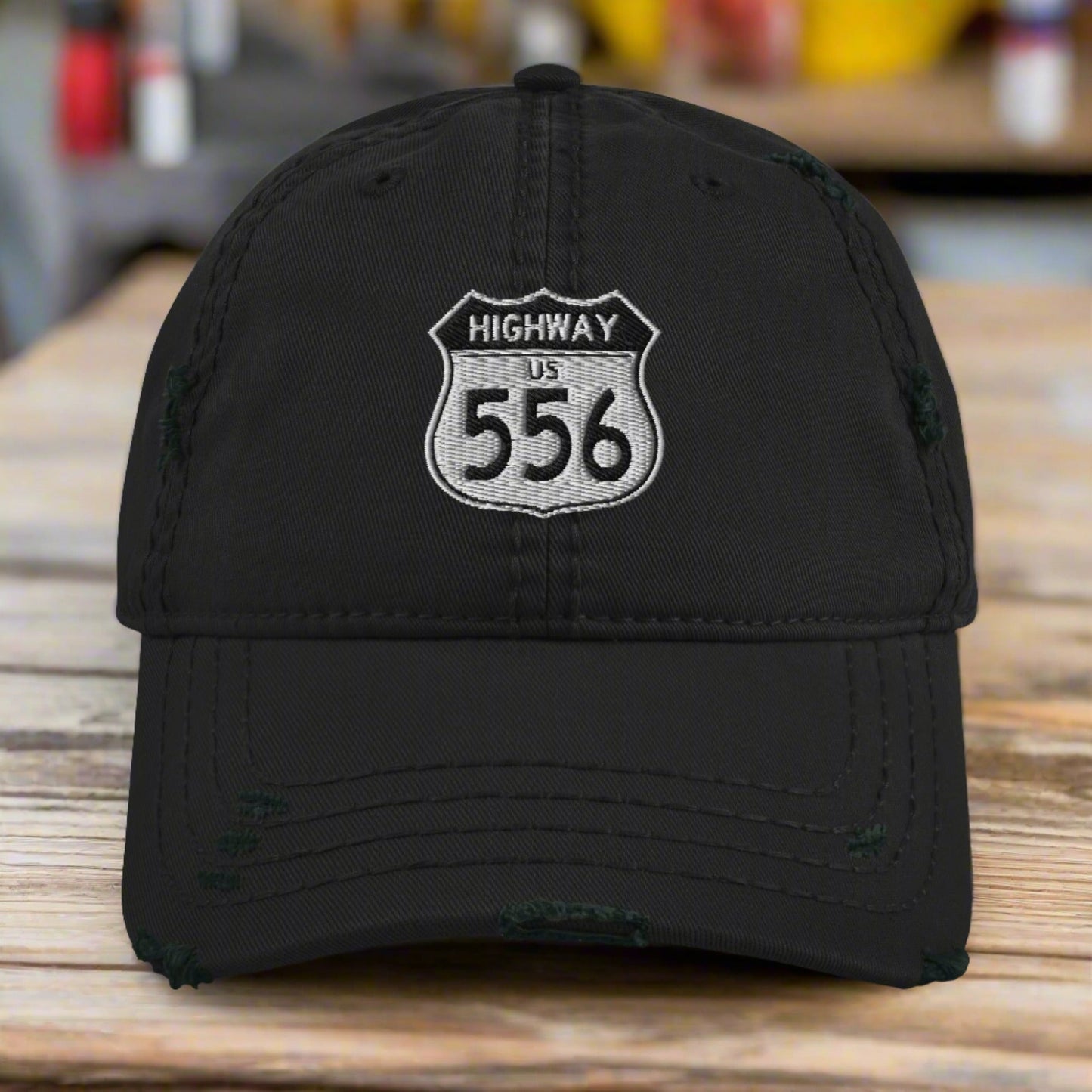 Highway 556 Distressed Dad Hat