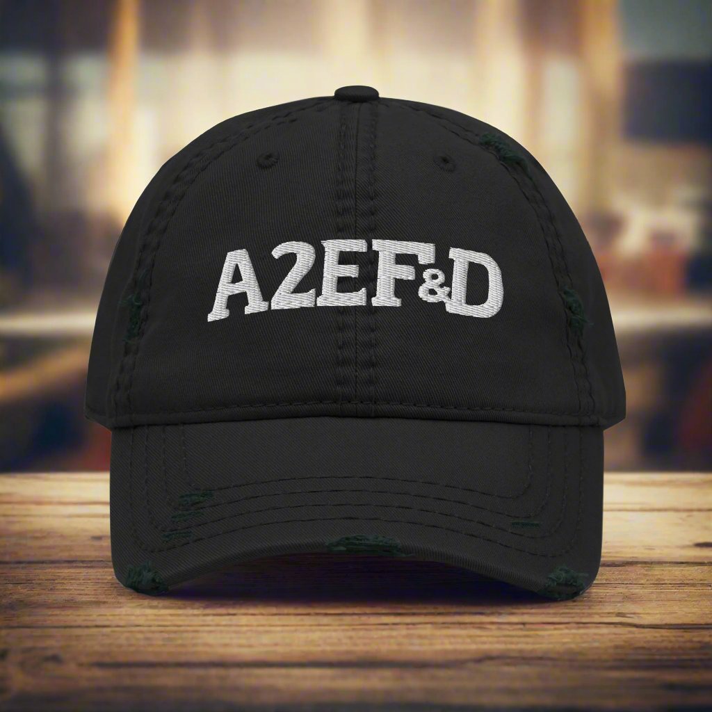 Against All Enemies Vintage Distressed Dad Hat