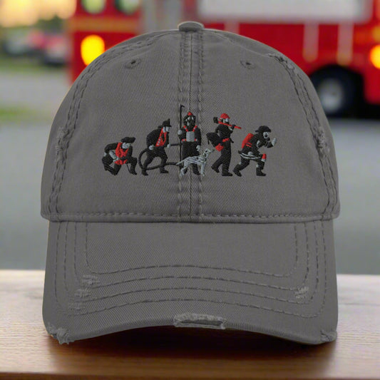 American Redline Distressed Dad Hat