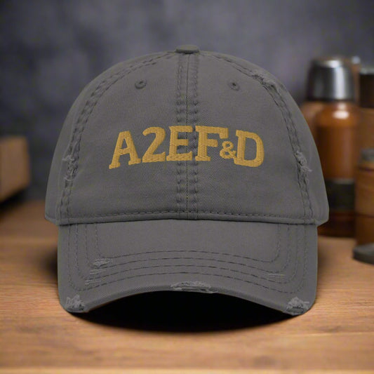 Against All Enemies Vintage Distressed Dad Hat