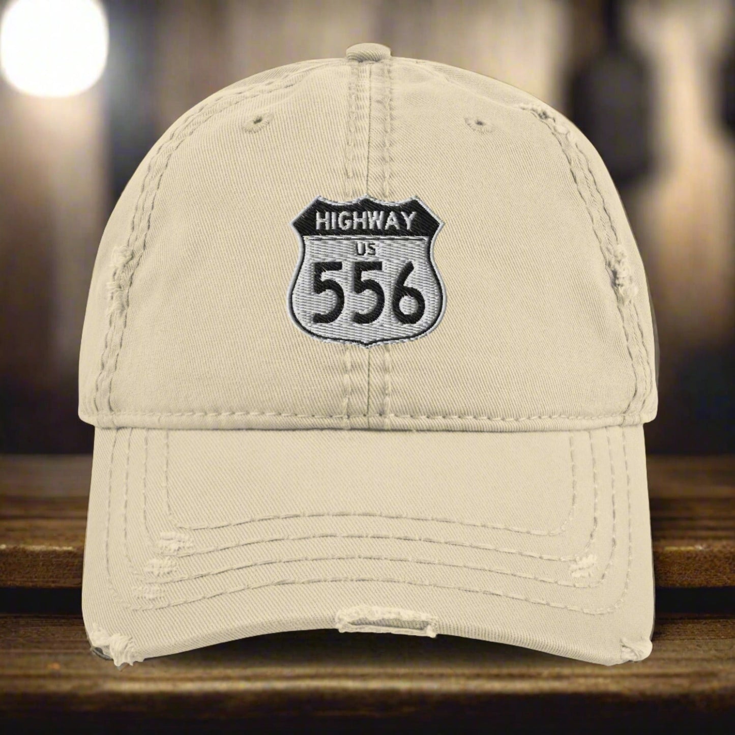 Highway 556 Distressed Dad Hat