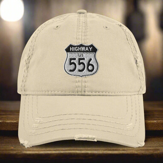Highway 556 Distressed Dad Hat