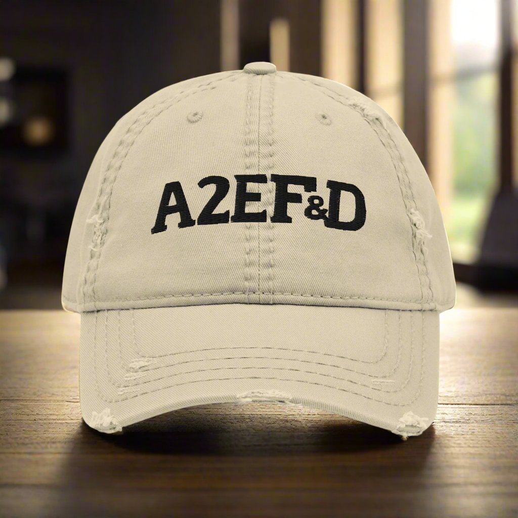 Against All Enemies Vintage Distressed Dad Hat