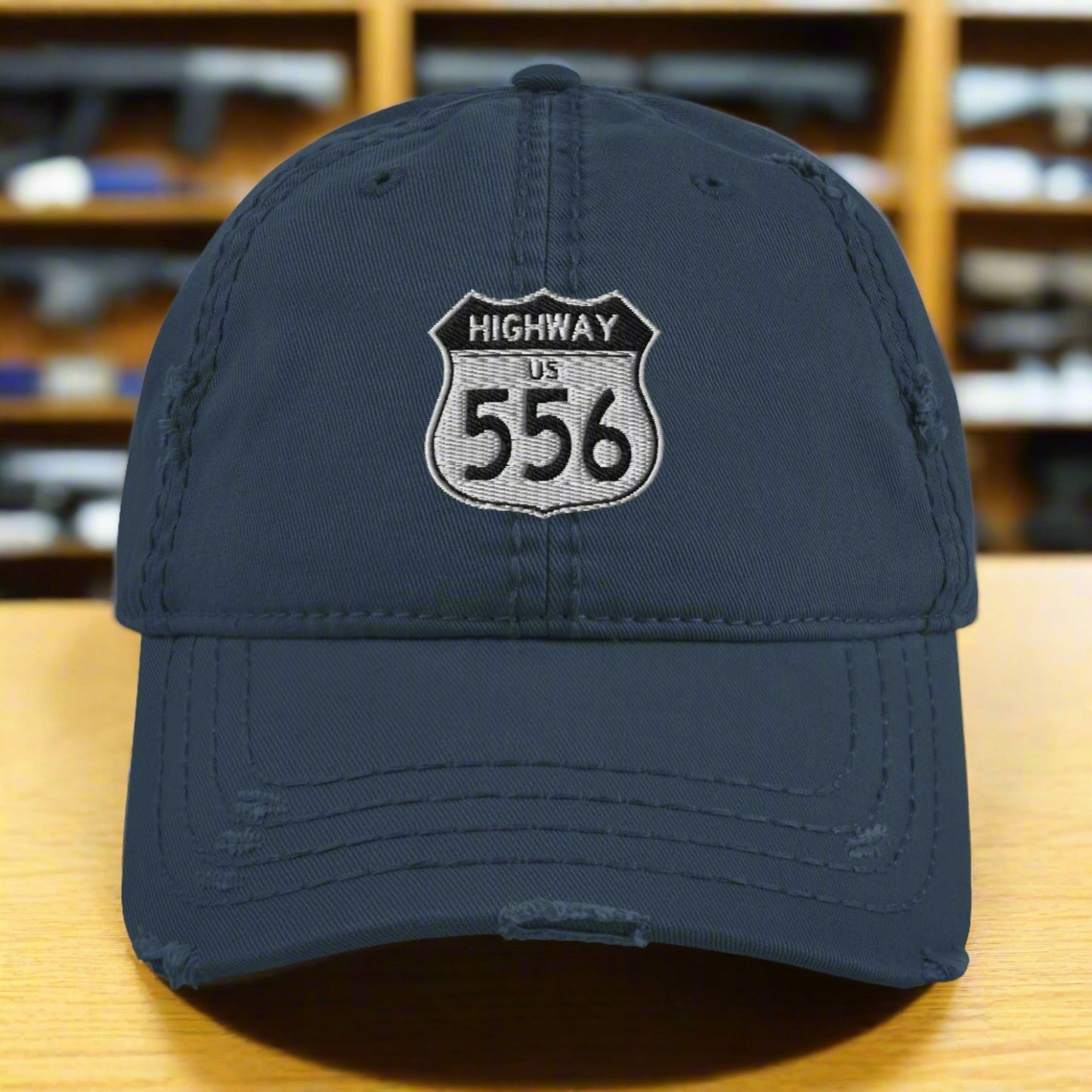 Highway 556 Distressed Dad Hat