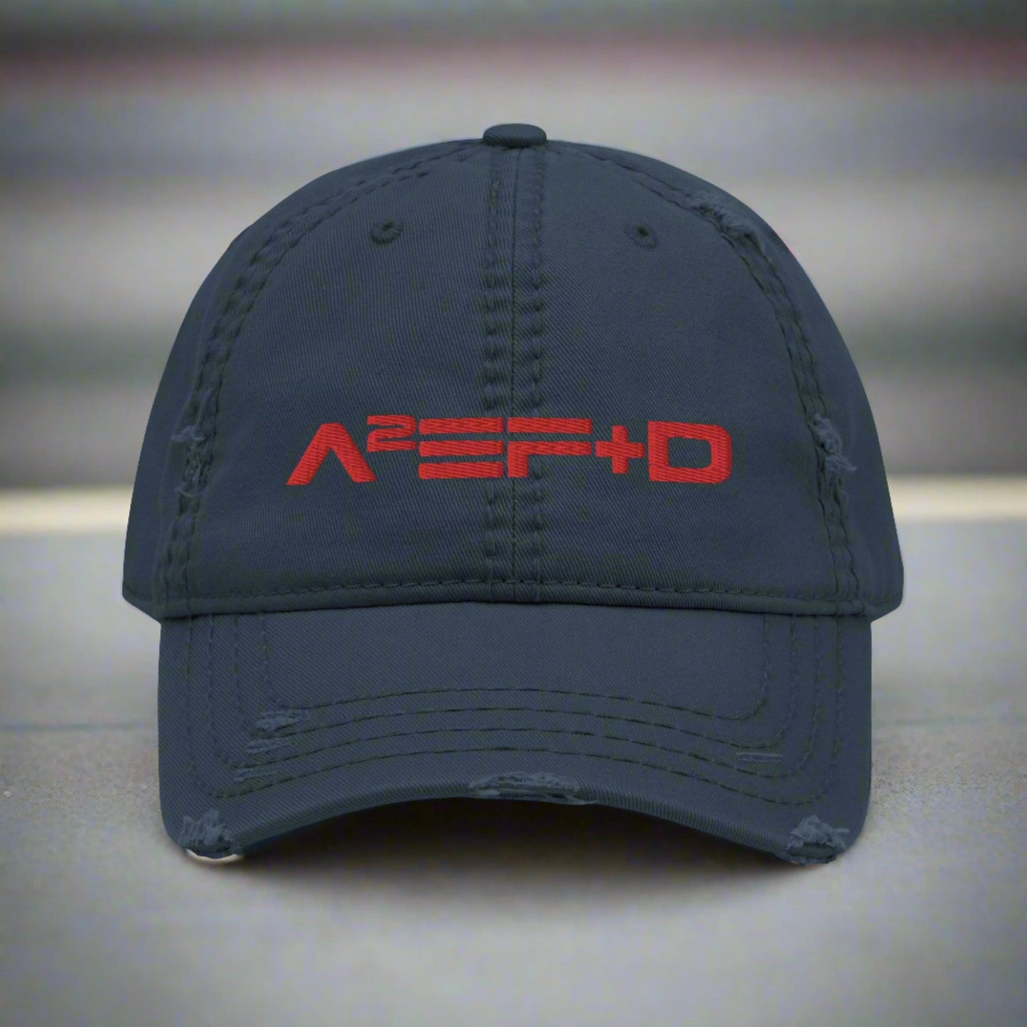 Against All Enemies Distressed Dad Hat (Moto)