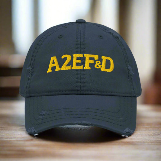 Against All Enemies Vintage Distressed Dad Hat