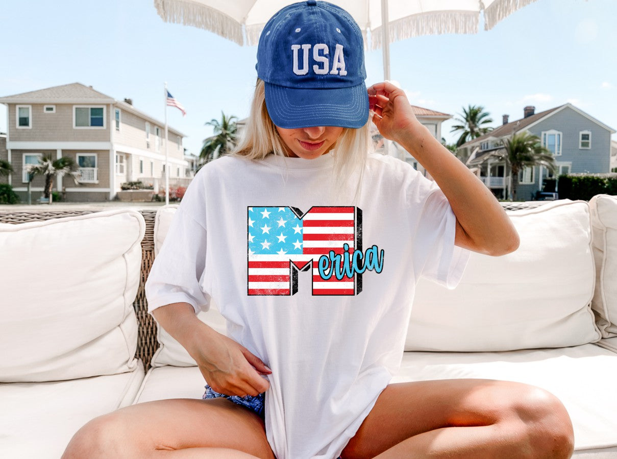Distressed Merica T-Shirt