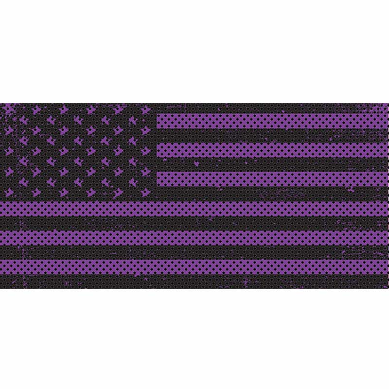 Purples Collection American Flag Grille Inserts