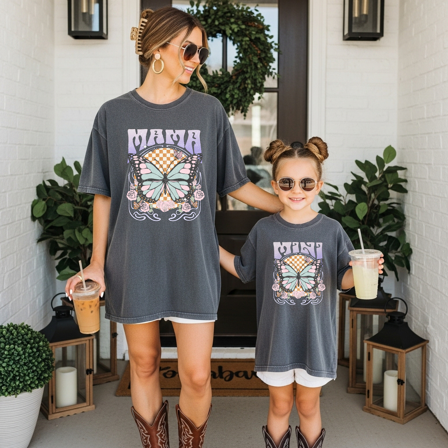 Distressed Butterfly Mini T-Shirt