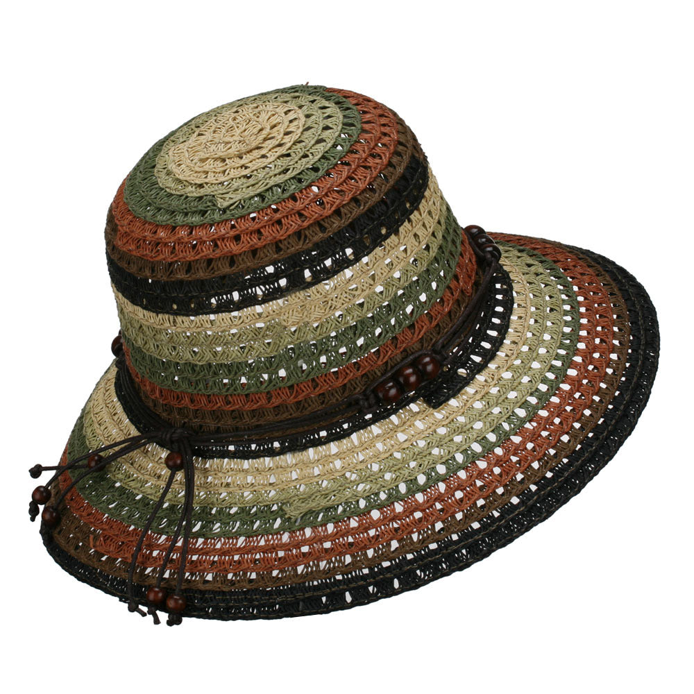 Stripe Braid Straw Sun Hat
