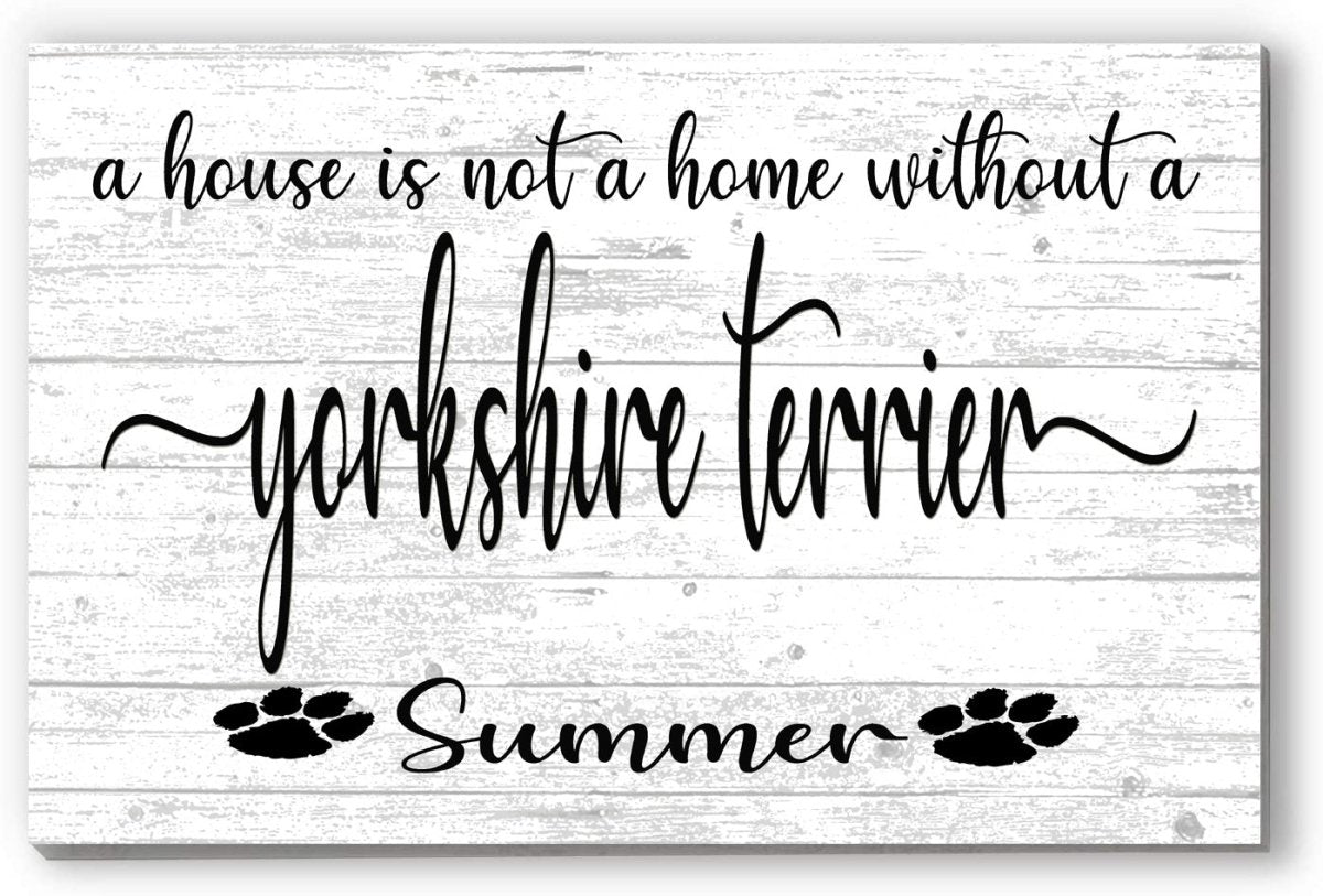 Dog Name Sign A House Is Not A Home Without a Dog SELECT YOUR BREED Custom Dog Name