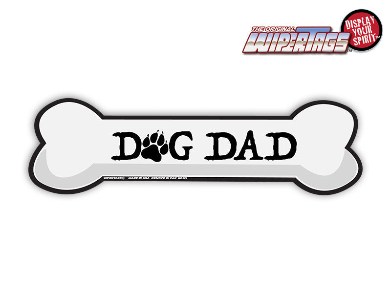 Dog Dad Bone WiperTag