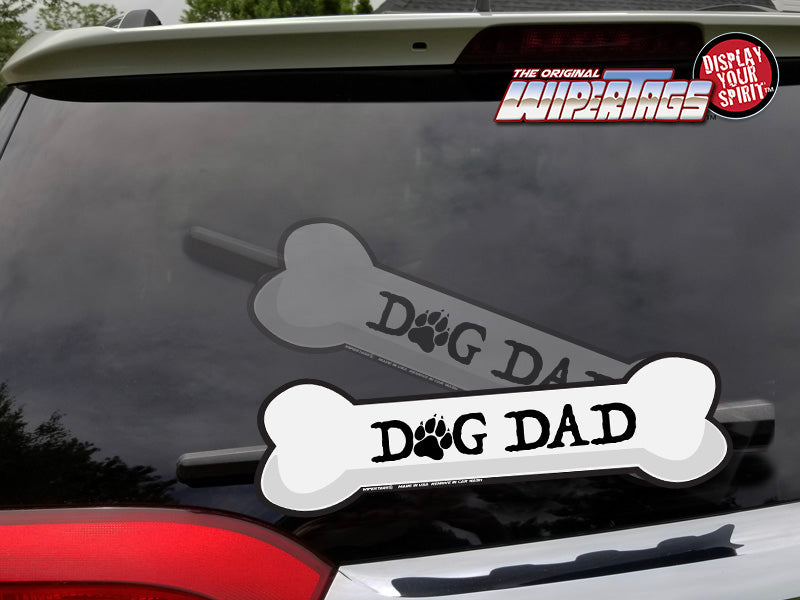Dog Dad Bone WiperTag