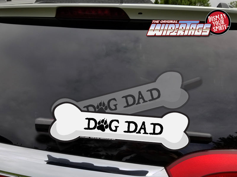 Dog Dad Bone WiperTag