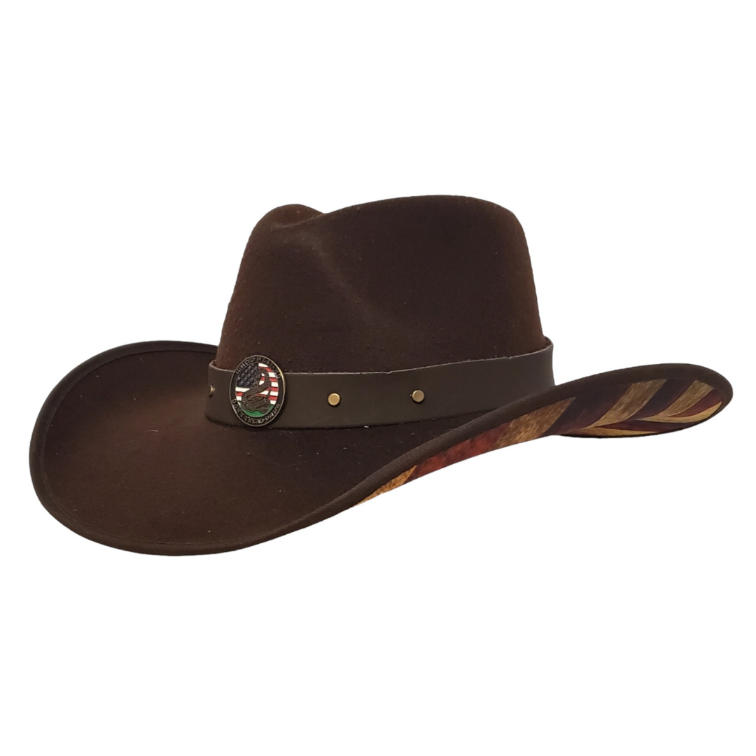 DON'T TREAD ON ME BROWN COTTON USA