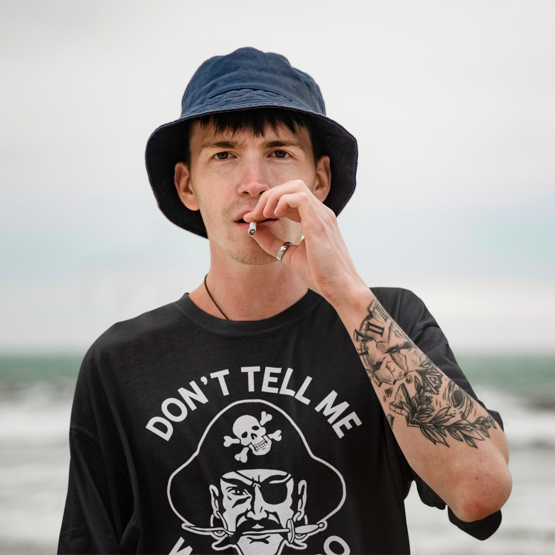 Don't Tell Me What To Do Pirate Graphic Tee