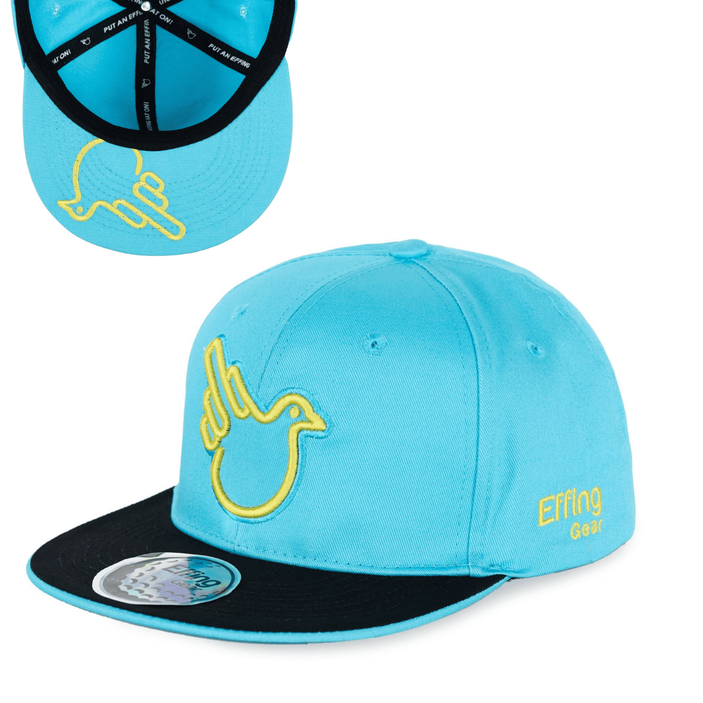 Double Bird Snap - Flat Brim