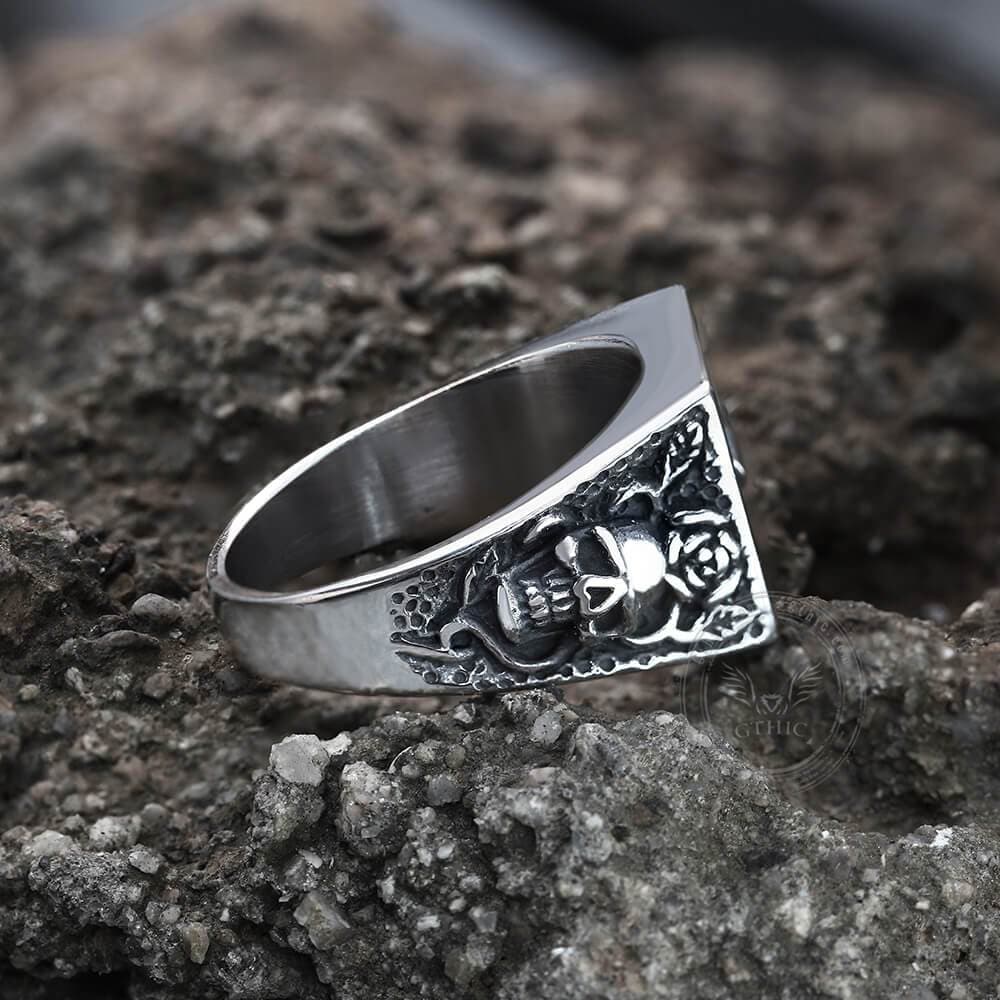 Double Guns Stainless Steel Ring