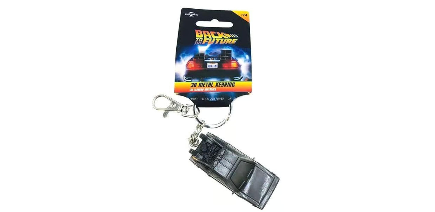 Back to the Future DeLorean 3D Keyring
