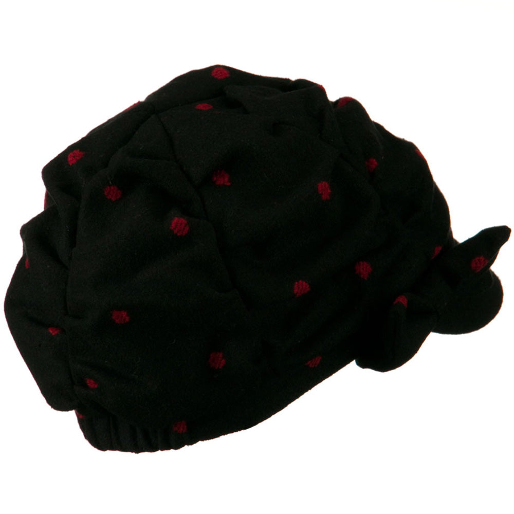 Dagny Polka Dot Newsboy Hat