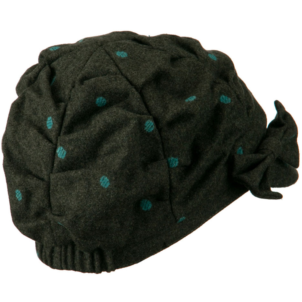 Dagny Polka Dot Newsboy Hat