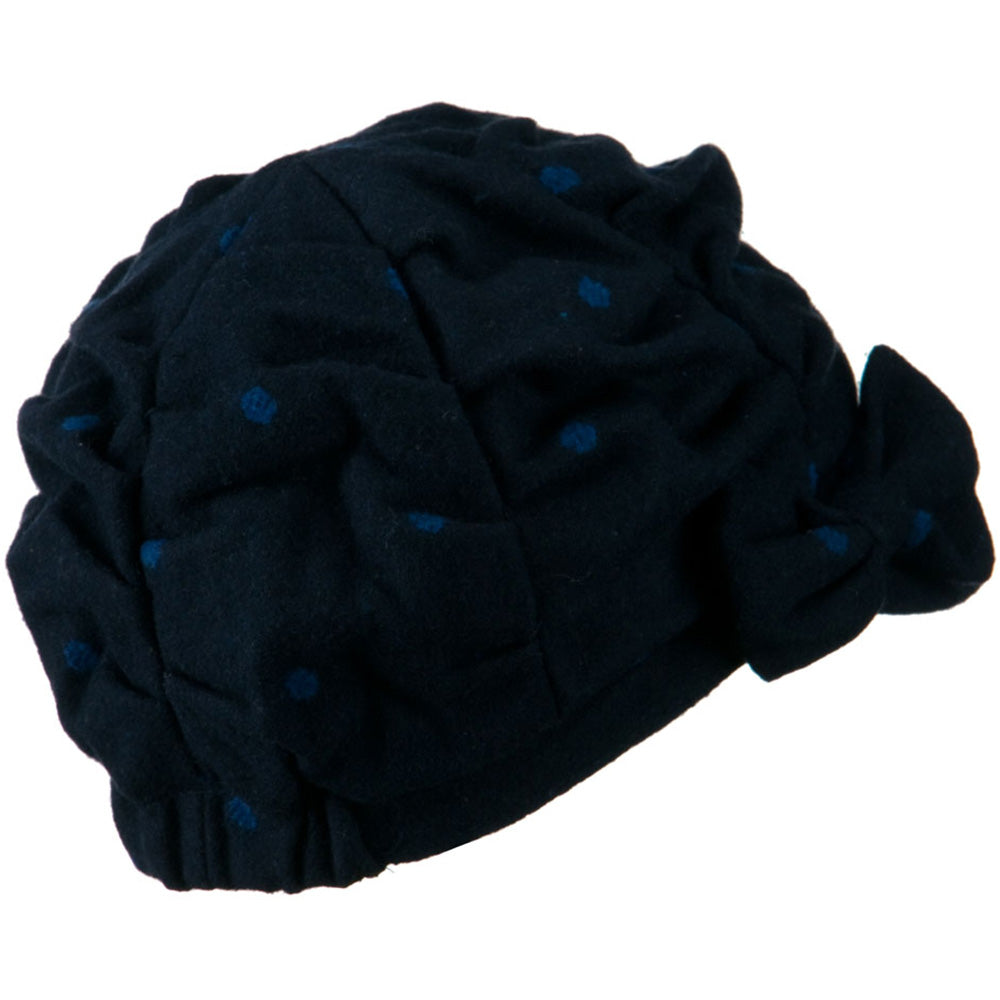 Dagny Polka Dot Newsboy Hat