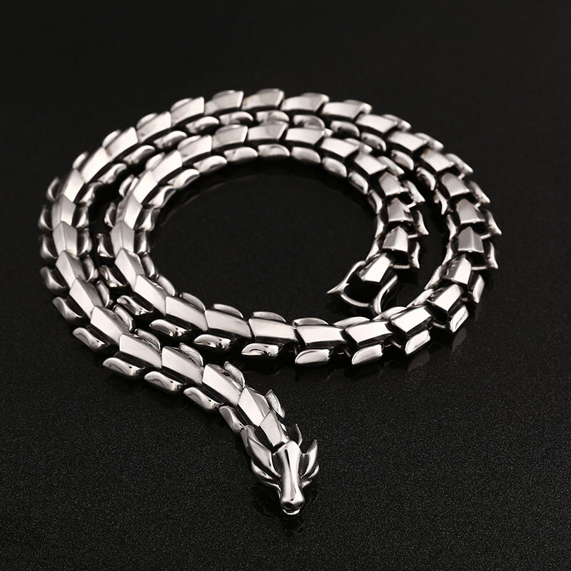 Dragon Bone Stainless Steel Necklace