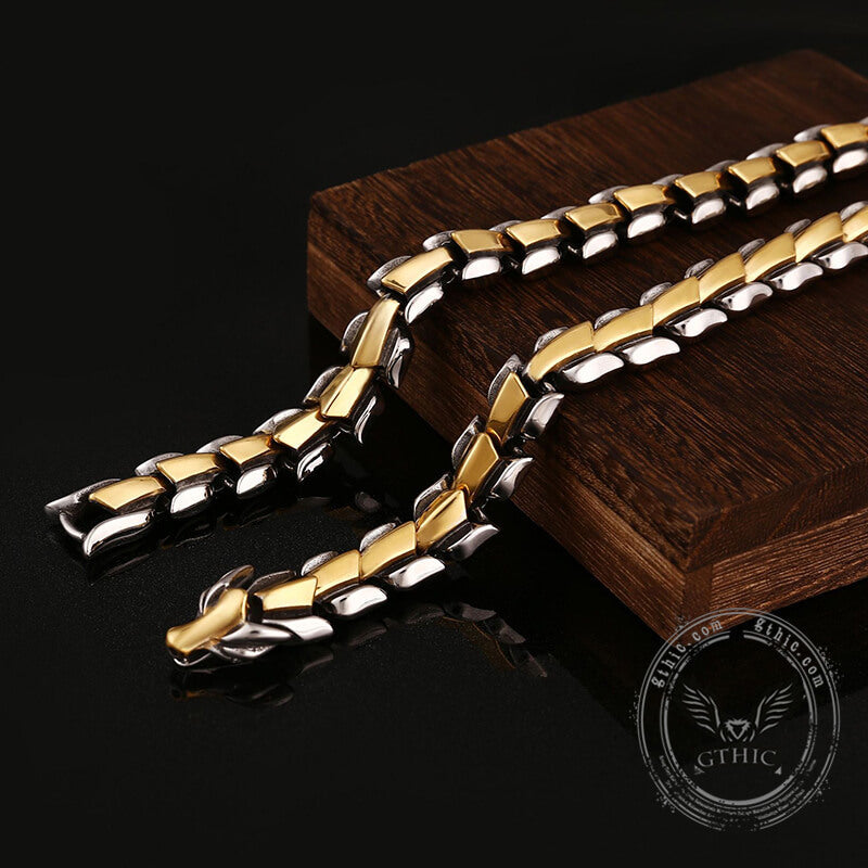 Dragon Bone Stainless Steel Necklace