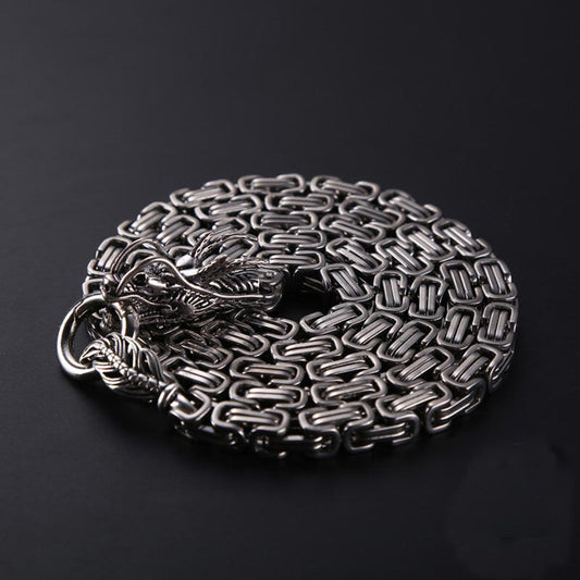 Dragon Bones Stainless Steel Bracelet Whip