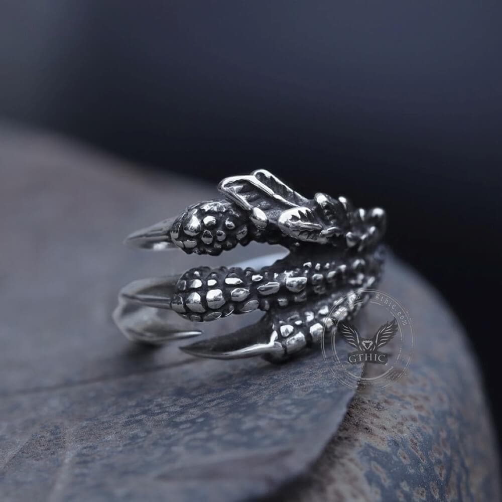 Dragon Claw Stainless Steel Ring