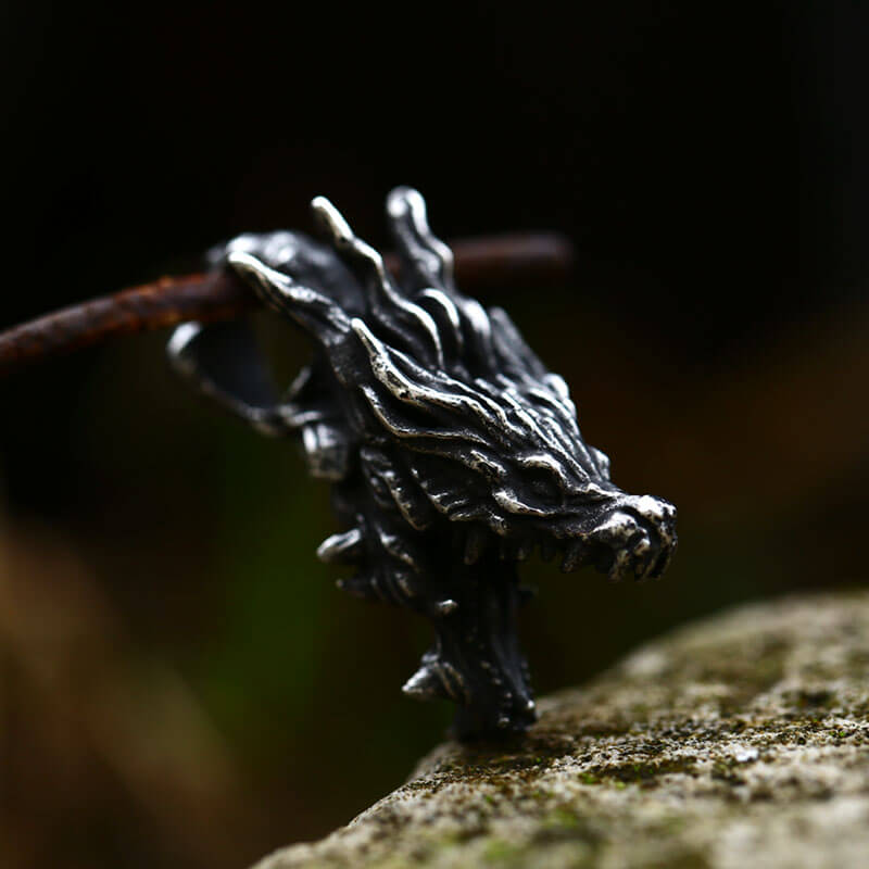 Dragon Head Stainless Steel Pendant